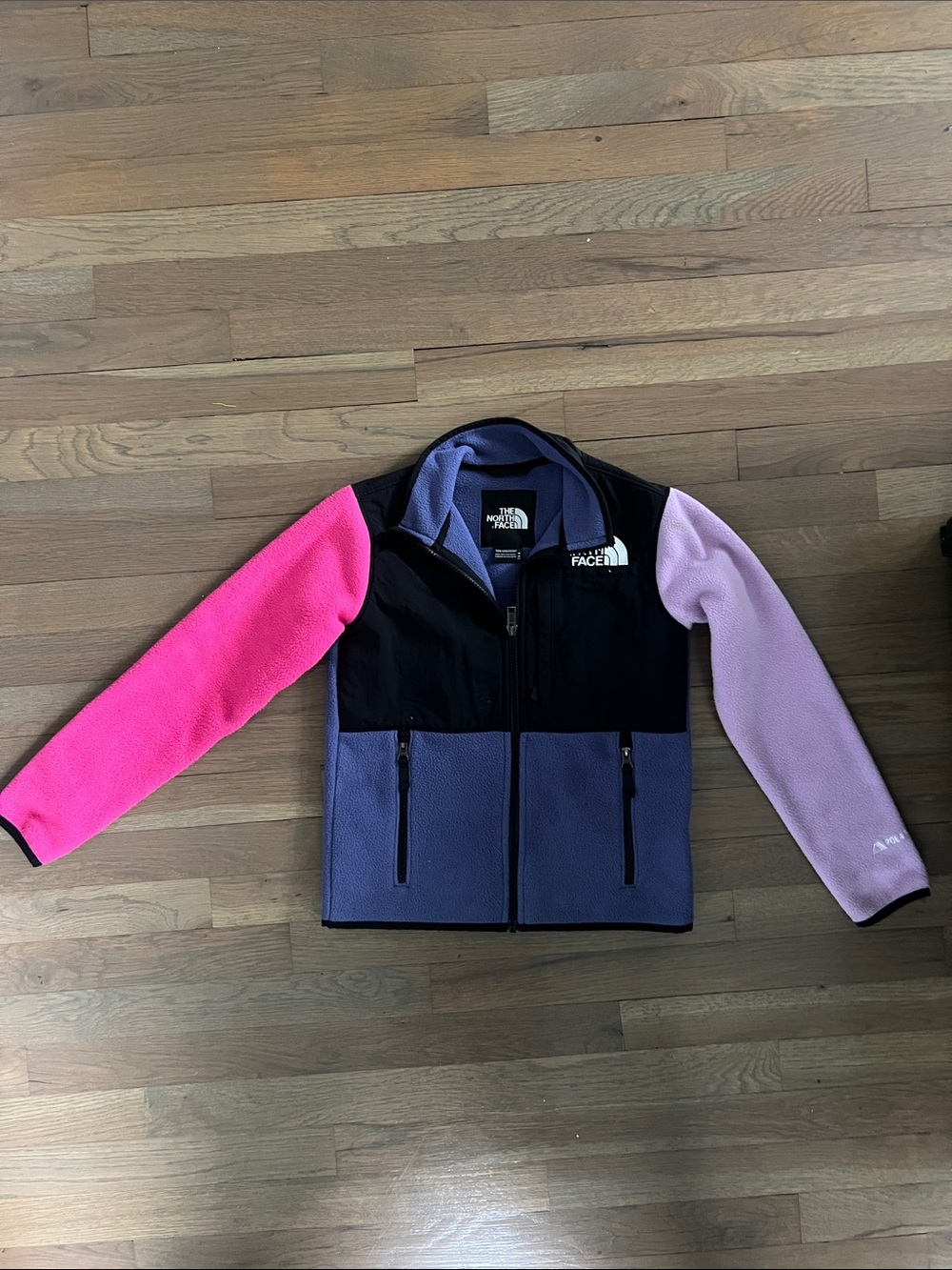 The North Face Girls Colorblock Denali Fleece Jacket Adolescent Size Medium